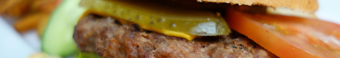 Eating American (New) Burger at Blazing Onion Burger Co restaurant in Lynnwood, WA.